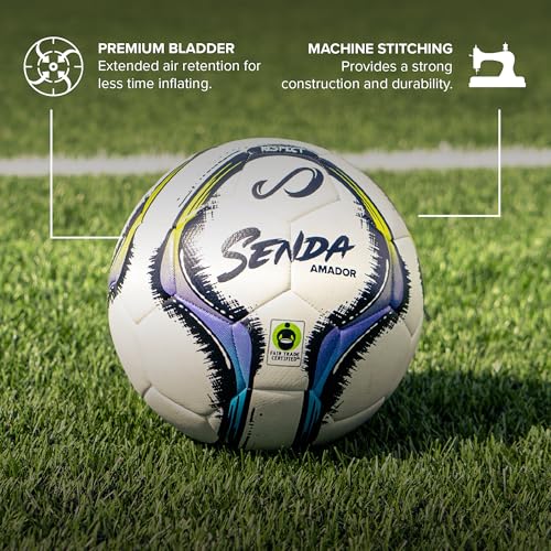 Senda Amador Training Soccer Ball, Fair Trade Certified - color: Purple, size: Size 3 (Ages 7 & Under)