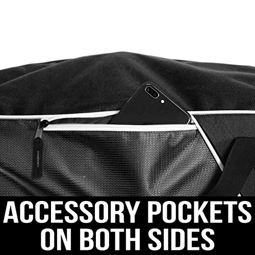 Athletico Rolling Baseball Bag Black - color: Black