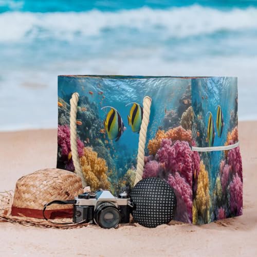 Beach Bag Waterproof Sand-proof Canvas Tote Lightweight Shoulder Bag Suitable for Family outdoor travel - color: A7