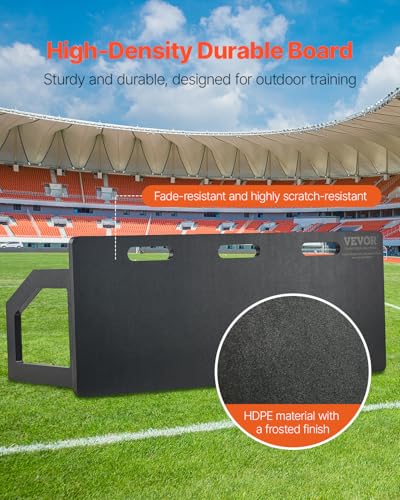 VEVOR Upgrade Soccer Rebounder Board, Mult-Adjustable Angles Portable Soccer Rebound Wall, Foldable Kickback Board, Soccer Practice Equipment, Ideal for Kids and Adults Passing & Shooting Drills - size: 40"X16"