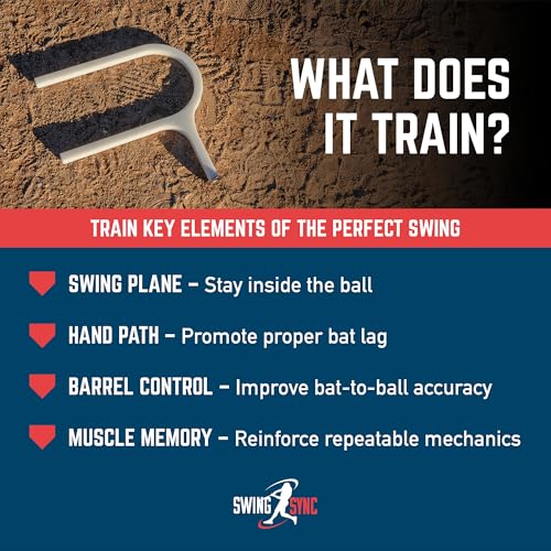 Baseball Swing Trainer for Kids & Adults | USA Made with 1 Year Warranty | Upgrade Your Baseball Training Equipment with the Baseball Tee Attachment Baseball Hitting Trainer