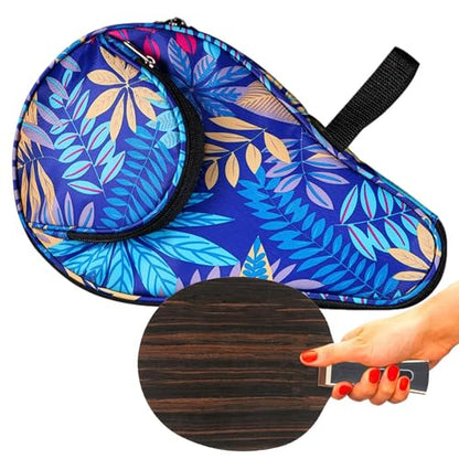 Table Tennis Bag - Colorful Table Tennis Racket Case, Durablee Table Tennis Paddle Case | Elastic Sports Containers Bag, Tennis Racket Storage Bag with Thick Layers for Friends, Teenagers, Families