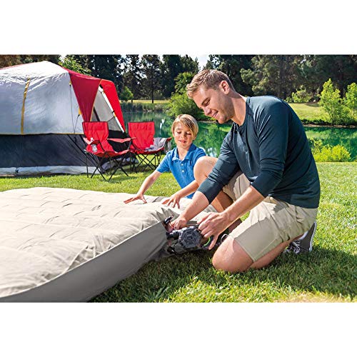 INTEX QuickFill Electric Air Pump: Inflates and Deflates Air Mattresses, Inflatable Kayaks, Boats, Toys - size: 23.0CFM, style: Rechargeable - Wall + Car Plug