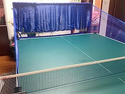 Ping Pong Ball Collector Net, Table Tennis Catch Net with Tassels Design, for Ping Pong Robot Serve or Multi-Ball Practice, Easy Set Up