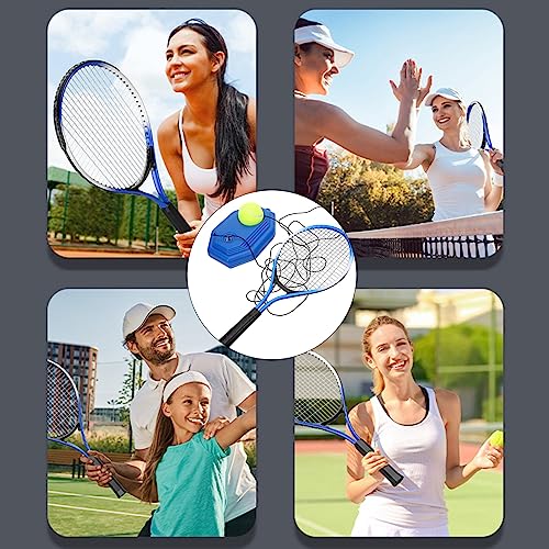 Toddmomy Tennis Practice Device 1 Set Tennis Trainer Rebound Ball with String Ball Solo Tennis Training for Self-Pracitce Tennis Training Equipment Tool Tennis Rebounder