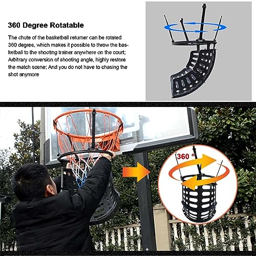 Basketball Return Attachment for Quick Ball Return - Enhance Shooting Practice Efficiency