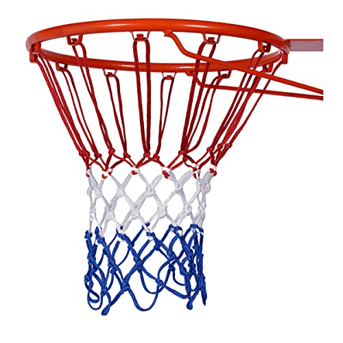 Basketball Net Outdoor - Upgrade Heavy Duty Basketball Net Replacement – All-Weather Basketball Hoop Net, Suitable for All Outdoor or Indoor 12 Loops Basketball Hoops.