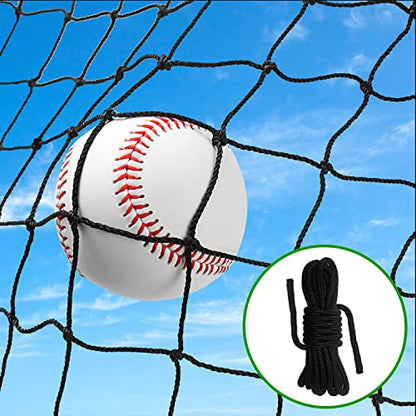 Baseball Softball Backstop Nets, Heavy Duty Sports Netting Barrier #18 Baseball Netting 10'x10'/10'x20'/15'x15'… - size: 15*15ft