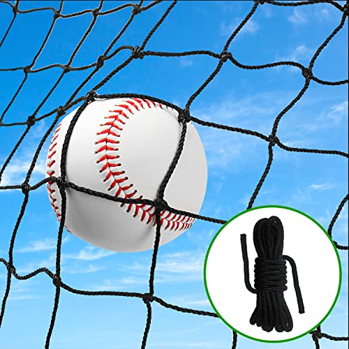 Baseball Softball Backstop Nets, Heavy Duty Sports Netting Barrier #18 Baseball Netting 10'x10'/10'x20'/15'x15'… - size: 10*15ft
