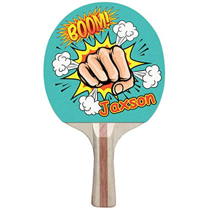 Infusion Custom Colorful Design Ping Pong Paddle, Premium 5 Ply Direct Imprint Personalization on Table Tennis Racket - color: PP120-55