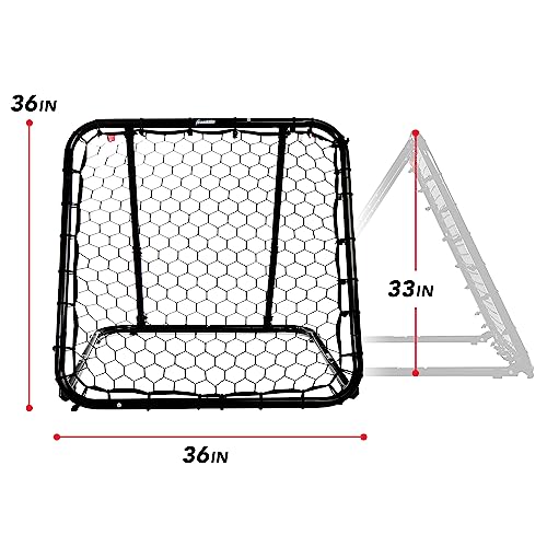 Franklin Sports Basketball Rebounder Adjustable Portable Pass Back Training Aid Multi Sport Baseball Softball Soccer