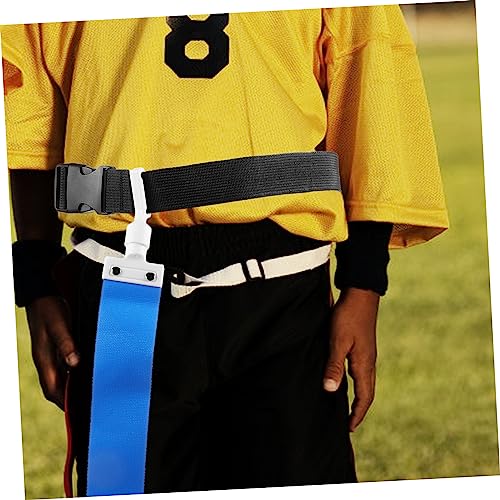 Kisangel Ribbon Pvc Football Flag Belt Outdoor Football Prop Blue Football Flags and Belts Multi-use Football - color: Blue