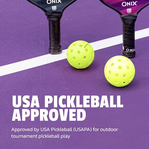 Onix Fuse G2 Outdoor Pickleball Balls USA Pickleball Approved