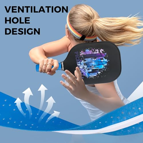 Pickleball Paddle Grips, Pack of 6, Non-Slip & Moisture Wicking Overgrip Tape for Pickleball Paddles - color: Black + Blue + Green Yellow