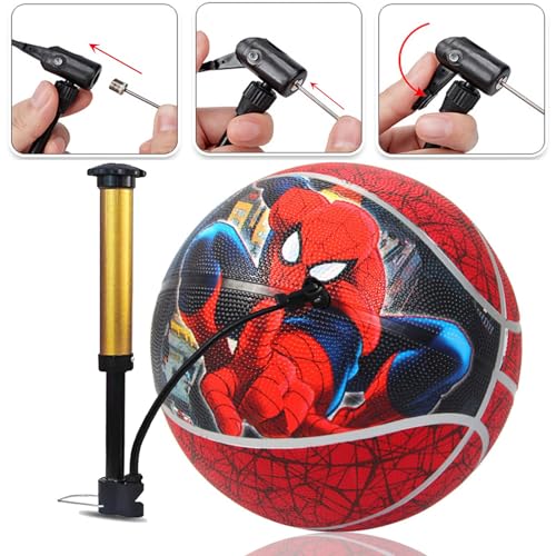 DECLIR Kids Basketball Size 5 Youth Basketball 27.5" for Indoor Outdoor Play Games,Training Basketball for Beginner(Boys&Girls)