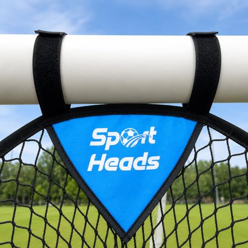Soccer Targets for Goals Training (2pc) - Soccer Training Target | Top Bins Equipment | Durable Design - Extra-Long Straps with Carry Case