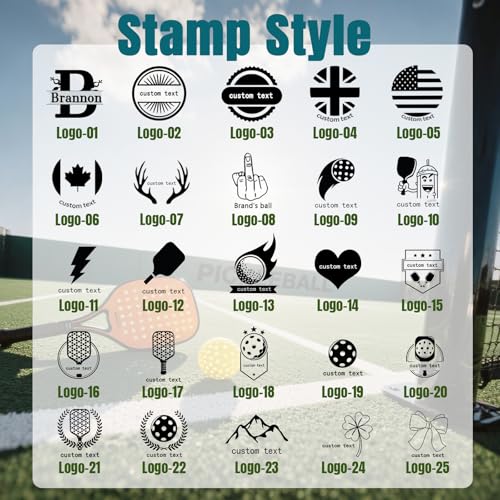 Personailzed Pickleball Stamp Marker – Custom Name Stamper for Pickleballs | No Mess, Long-Lasting Ink | Easy to Use Gift for Players & Lovers | Fun Customized Pickleball Gifts