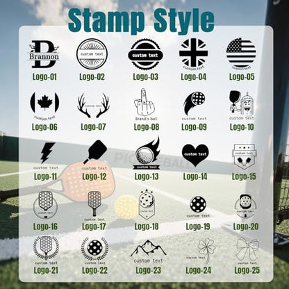 Personailzed Pickleball Stamp Marker – Custom Name Stamper for Pickleballs | No Mess, Long-Lasting Ink | Easy to Use Gift for Players & Lovers | Fun Customized Pickleball Gifts