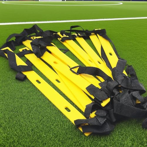 Agility Speed Training Equipment Set, 20ft Speed Ladder, 4 Hurdles, 12 Speed Cones, Ankle Bands, Resistance Chutes, Running Parachute Basketball Football Soccer Training Equipment