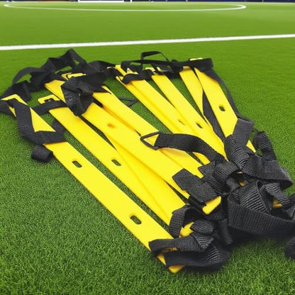 Agility Speed Training Equipment Set, 20ft Speed Ladder, 4 Hurdles, 12 Speed Cones, Ankle Bands, Resistance Chutes, Running Parachute Basketball Football Soccer Training Equipment