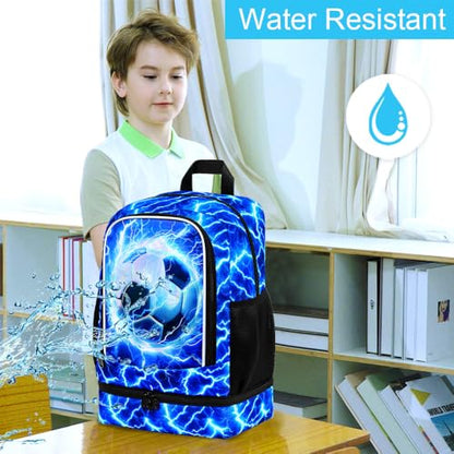 KLFVB 3PCS Cat Uni Dinosaur Backpack for Girls and Boys, 16" Kids Bookbag and Lunch Box, Preschool Backpacks for Elementary