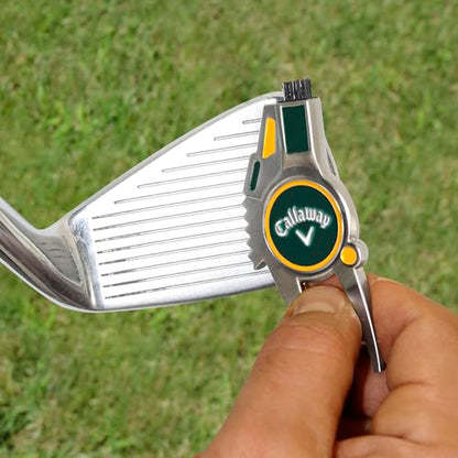 Callaway 4-in-1 Golf Divot Repair Tool - color: Green/Yellow