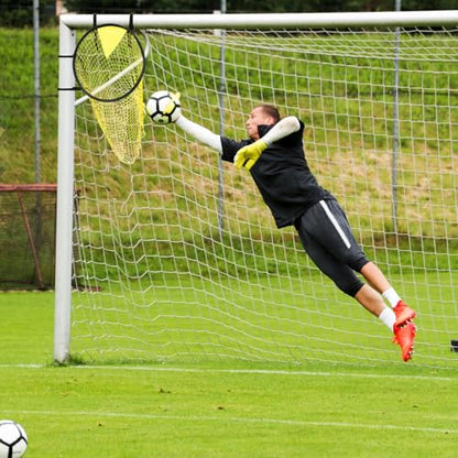 Football Target Net, 16" Easy-to-Attach Soccer Goal Net, Soccer Target Goal for Shooting Training, Improves Accuracy, for Shooting Accuracy Training, Fits Most Standard Goals - style: 4PCS