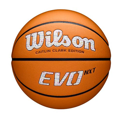 WILSON NCAA Evo NXT Official Indoor Game Basketballs - Sizes 6 and 7 - color: Caitlin Clark 3951, size: Size 6 - 28.5"