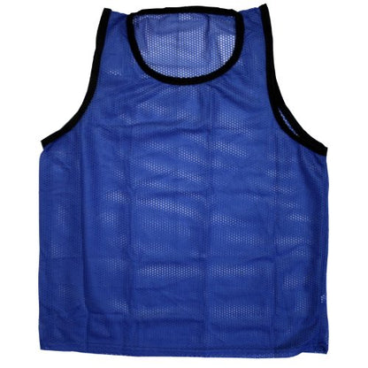 BlueDot Trading Adult & Youth Scrimmage Training Vests for Soccer, Basketball & More – Available in 1, 6, 12, 24 Packs - color: Blue, style: Adult 1 Pack