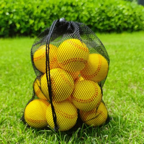 12 Pack Foam Baseballs Softballs Foam Training Ball for Kids Beginners, 9 inch Practice Baseballs Tballs, Safe Throwing, Catching and Batting Practice