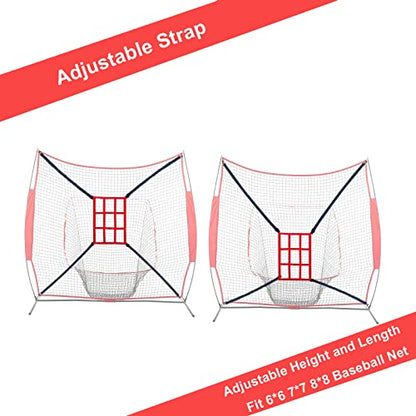 Strike Zone Target for Baseball Softball net, Throwing Pitching Hitting Batting Catching Practice Target, Pitcher Accuracy Training Aids