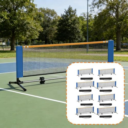 Generic Portable Pickleball Net with Storage Bag, Heavy-Duty, Ideal for Training, Tournaments, Garden Or Garage. - size: Stainless Steel 3.1m