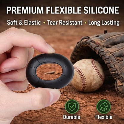 6 Pack Baseball Bat Grip Choke Up Rings,Choke Up Rings for Baseball Softball and Teeball Bat,Improve Swing and Increase Control,Enhance Grip On The Bat Handle