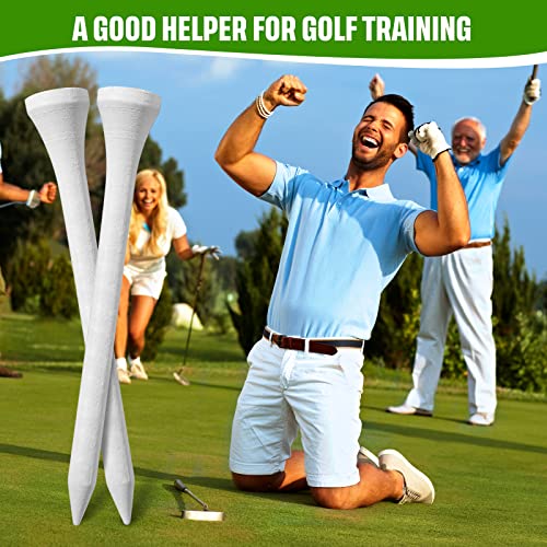 Mudder Golf Tees Bulk Wooden Bamboo Golf Tees Multicolor Wood for Men Balls Accessories