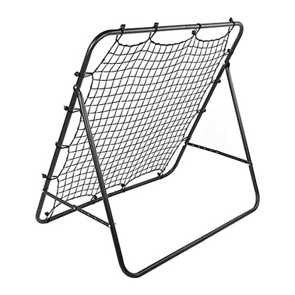 banapoy Football Rebound Target Net, Adjustable Soccer Training Equipment with Foldable Design for Passing, Shoots, Goalkeeper Practice in Clubs, Schools, Outdoor