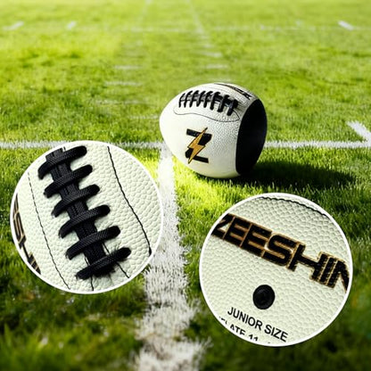 ZEESHINE Auto-Return Training Football - Glow-in-Dark Solo Practice & Night Games