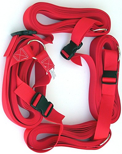 Home Court 2-inch Adjustable 30-ft Sand Court Line - 19AS - color: Red
