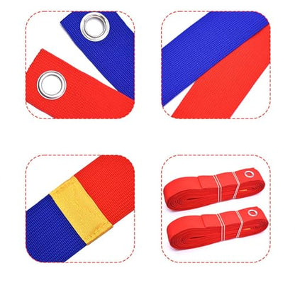 Boundary Lines Kit for Beach Volleyball 52.5 Ft and 26.2 Ft with Sand Bags - color: Blue