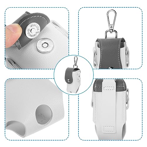 PATIKIL Golf Ball Waist Bag, Golf Ball Carry Pouch with Tee Holder, Buckle, Clip for Women Men Belt Golf Storage - color: Gray
