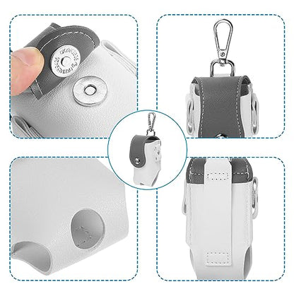 PATIKIL Golf Ball Waist Bag, Golf Ball Carry Pouch with Tee Holder, Buckle, Clip for Women Men Belt Golf Storage - color: Gray