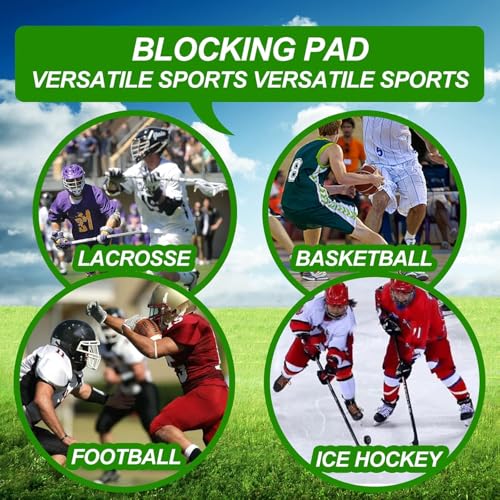 Blocking Shield - 26 x 16 inch Thick Sponge Kick Pad for Professional Sports Training Football Basketball Hockey Lacrosse