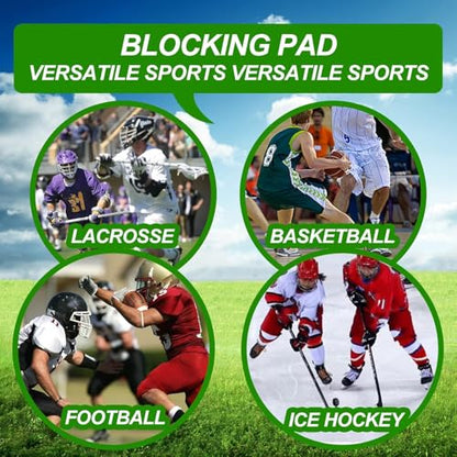 Blocking Shield - 26 x 16 inch Thick Sponge Kick Pad for Professional Sports Training Football Basketball Hockey Lacrosse
