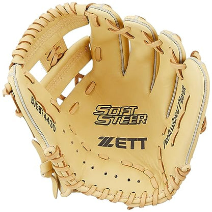 ZETT BJGB74430 Boys Baseball Glove Soft Steer All-Round Right Throw