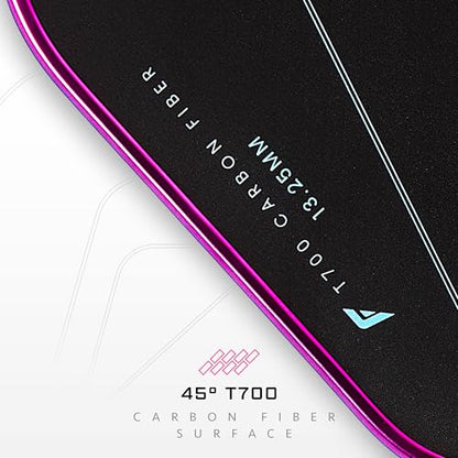 Franklin Sports PRO Pickleball Paddles – C45 Carbon Fiber Series - Official USAP + UPA Approved – Pro Player Design - color: Parris Todd | Cotton Candy, size: 13.25 mm