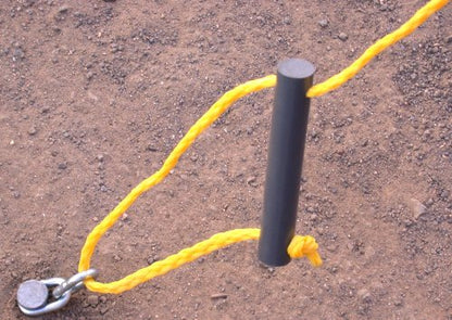 Home Court Portable Set Guy Line Rope Sets - color: Yellow, size: Pull-up Style Ropes