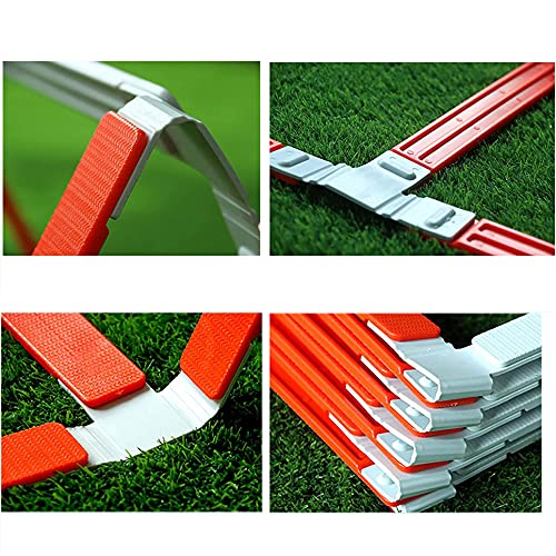 Agility Ladder Fixed Agility Training Ladder, Football Sports Speed Ladder,Home Gym Fitness Equipment,for Athletic Footwork & Sports Drills