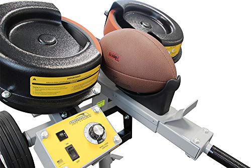 Sports Attack Aerial Attack Football Passing Machine – Professional Football Training Machine for Passing, Receiving, Punt Return & Team Practice - AC Model