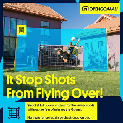 Open Goaaal 3-in-1 Soccer Training Rebounder - Soccer Goal for Volley, Passing, Training - Outdoor Sports, Backyard Games - size: Junior with Targets