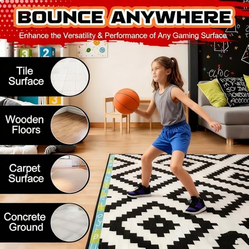 Silent Basketball 2025 Official Eighth Generation of High Density Silent Basketballs Size 6 (28.5") and 7 (29.5"),Mute Basket-Ball Training Ball - size: 28.5"