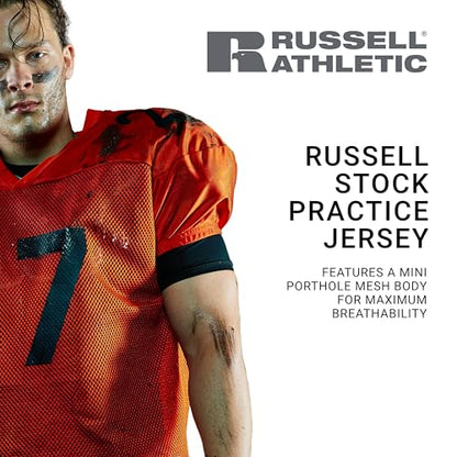 Russell Athletic Boys Youth Stock Practice Jersey - color: Cardinal, size: Medium